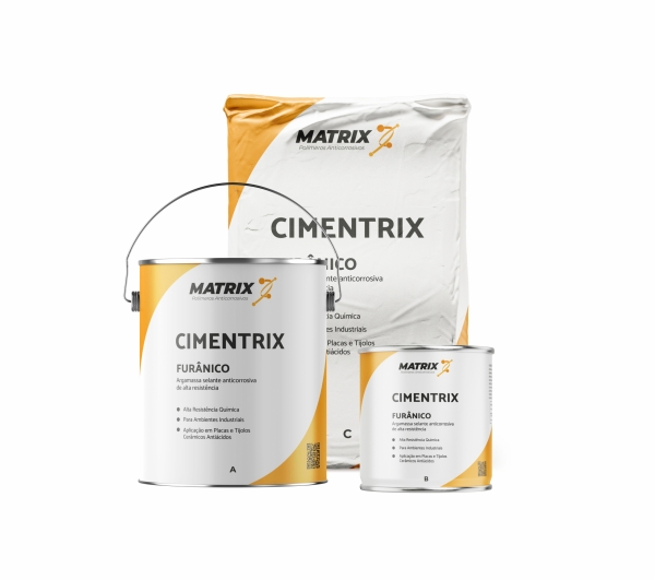 ARGAMASSA RESINA FURÂNICA CIMENTRIX